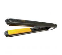 Piastra per Capelli Ceramica Professionale Italian Design Gold Styler 230ºC Temperatura Regolabile Ionica Spegnimento Automatico Secco e umido Nero e Oro