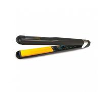 Piastra per Capelli Ceramica Professionale Italian Design Gold Styler Keratiner 230ºC Temperatura Regolabile Spegnimento Automatico Nero/Oro