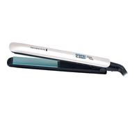 Piastra per Capelli Ceramica Remington Shine Therapy S8500 230ºC 9 Impostazioni Spegnimento Automatico Display Nero Argento
