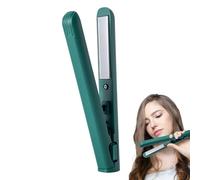 Piastra per capelli con piastra piatta - strumento per acconciatura in ceramica, piastra lisciante a calore rapido, portatile da 17 cm |piastra per capelli leggera per pettinare i capelli, amici