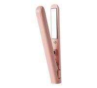 Piastra per capelli con piastra piatta - strumento per acconciatura in ceramica, piastra lisciante a calore rapido, portatile da 17 cm |piastra per capelli leggera per pettinare i capelli, amici