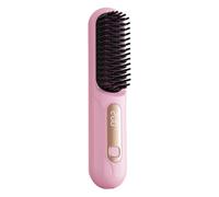 Piastra Per Capelli Corti, Spazzola Riscaldata Con 3 Temperature E LED, Leggera E Portatile, Design Anti-scottatura, Pettine Elettrico Senza Fili Per Uso Domestico Salone Di Bellezza Ragazze Feste