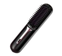 Piastra per capelli da donna, pettine per lisciare i capelli senza fili - Pettine per capelli in ceramica a riscaldamento rapido ricaricabile | Pettine riscaldante senza fili con 3 impostazioni di tem