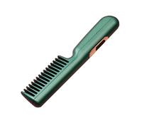 Piastra per Capelli Elettrica Fili e Arricciacapelli 2 nel 1 Pettine un Secco Mini Ricarica USB Lisciatura un Verde
