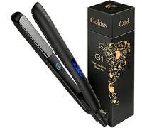 Piastra per Capelli Golden Curl - 5 Anni di Tranquillità - Piastra Professionale 2 in 1 per Lisciare e Arricciare i Capelli - Ferro Hair Straightener Lisciante e a Onde (New G1)
