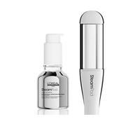 SteamPod 4 - Piastra arricciante professionale a vapore, protezione della fibra, tenuta a lunga durata, 3 temperature, strumento + cura lisciante concentrata, L'Oréal Professionnel