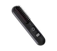 Piastra per Capelli Pettine per Capelli con Display a LED e Ricarica via | Pettine Riscaldato in Ceramica per Ragazze Donne Moglie Fidanzata e Casa Bagno Viaggio Vacanza Lavoro