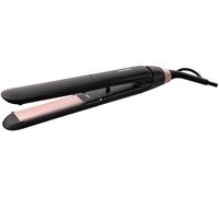 PIASTRA PER CAPELLI PHILIPS BHS378/00, Tecnologia a ioni, Nero e Rosa, Piastra 28 x 100 mm, Potenza 55 W, Rivestimento in Ceramica, Temperatura max 230 °C, Si riscalda in 30 s