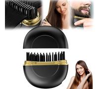 Piastra Per Capelli, Piastra Per Capelli Con Batteria Wireless Piastra Capelli E Barba Mini 1500mah 3 Livelli Impostazione Temperatura Porta Ricarica Tipo C Piastra Arricciare E Lisciare (Nero)