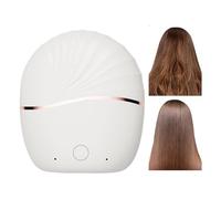 Piastra per capelli portatile - Pettine per styling rapido, 2 impostazioni di temperatura, spazzola per capelli ricaricabile da 2000 mAh, dispositivo da viaggio compatto | per le donne Toelettatura Ho