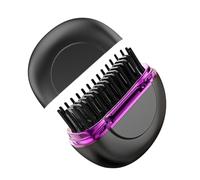 Piastra per capelli portatile - Spazzola elettrica senza fili anti-bruciore, USB ricaricabile, 3 temperature, dimensioni compatte, per donne e ragazze, ideale per viaggi professionali
