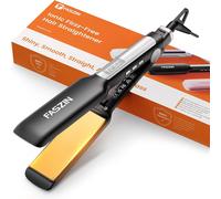 Piastra per Capelli Professionale Faszin in Titanio Temperatura (130-230℃) Nero