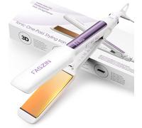Piastra per Capelli Professionale Faszin, Piastre in Titanio Larghe 42mm con Ion
