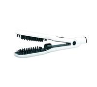 Piastra per Capelli Professionale Italian Design Steam Brush 230ºC Display Digitale Nero