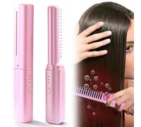 Piastra per capelli senza fili Piastra per capelli portatile ricaricabile tramite USB Strumento per lo styling leggero rivestito in ceramica per lo stile di viaggio a casa 2