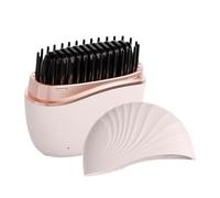 Piastra per Capelli Senza Filo 2 Temperature con Riscaldamento | Spazzola Piastra Ricaricabile 2000 mAh Portatile Per Donne Viaggio Hotel Spostamenti Quotidiani Weekend Gita Vacanza