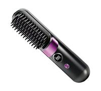 Piastra Per Capelli - Spazzole Per Lisciare I Capelli, Spazzola Per Styling Ricaricabile, Pettine Caldo Ionico Senza Fili Leggero Per Donne Mamma Famiglia Casa Viaggi Saloni All'aperto Per Interni Dor