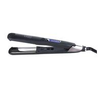 Piastra per Capelli Titanio Italian Design Platinum Premium Styler 230ºC Display Ionico Piastre Larghe Argento