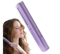 Piastra per capelli wireless da viaggio: spazzola termica scorrevole in titanio da 12,4 cm, per domare i capelli, regime esteso per perfezionare la consistenza, trattamento che arricchisce il