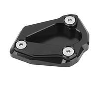 Piastra per Cavalletto per Moto, Piastra di Estensione per Cavalletto Laterale in Lega di Alluminio Supporto per Piede Pad per Cavalletto per S1000RR S1000R dal 2019 al 2022(Nero)