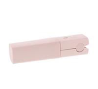Piastra per Chioma USB Type-c Mini, Raddrizzatore e Arricciacapelli Rosa | Portatile da Viaggio e Dormitorio, Plastica e Metallo, Riscaldamento Rapido