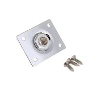 Piastra per chitarra + presa di uscita cromata rettangolare per viti Gibosn cromo oro kit hardware viti elettriche