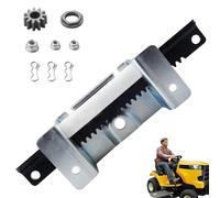 Piastra per cremagliera sterzo a falciatrice, kit di riparazione a falciatrice - Ingranaggio e boccola 'albero sterzo,Robusto kit sterzo, kit di servizio sterzo Cremagliera per trattori