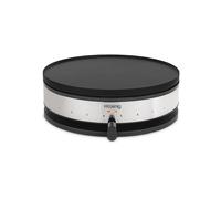 H.Koenig Crepiera elettrica 2 in 1 KREP56, Griglia reversibile antiaderente da 33 e 10cm per Crepes e Mini Crepes, Temperatura fino a 230°, 1500W - multicolore acciaio KREP56