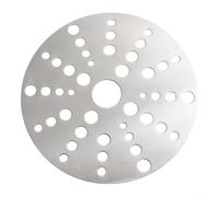 Piastra per diffusore di calore in acciaio inox, adattatore per piano cottura a induzione, per pentole in vetro, pentole di diverse dimensioni, migliora la cottura con pentole in vetro (18 cm)