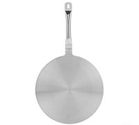 Piastra per diffusore di calore, piastra a induzione in acciaio inox, piastra conduttiva magnetica per piano cottura a gas in vetro (20 cm)