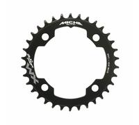 Piastra per e-bike 4 bracci d.104 per Brose Miche 34dts mono nero in alluminio 7