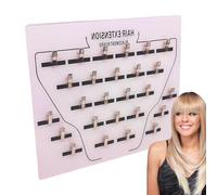 Piastra per estensione dei capelli - Piastra per sezionamento parrucca acrilica, separatore per capelli con clip | Strumento professionale per parrucchieri per intrecciare, acconciare, realizzare parr