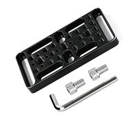 Piastra per formaggi professionale estesa multiuso con adattatore per passante da 1/4 pollici 3/8 pollici per accessori fotografici Piastra per rigging della fotocamera