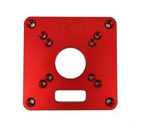 Piastra per fresatrice RT0700C e trimmer compatibili, tavola flip in lega di alluminio con boccola di centraggio per progetti di lavorazione del legno