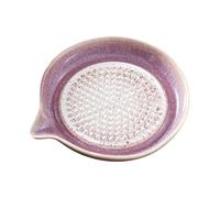 Piastra per grattugiare - Piastra in ceramica per macina aglio e , design igienico e durevole, strumento da cucina fatto a mano per di casa, cioccolato, cipolla, limone, frutta
