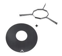 Piastra Per Griglia 55Cm + Distanziale | Adatta Per Weber 47E 50E Grill A Sfera