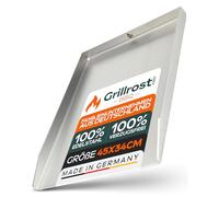 Piastra per griglia in acciaio inox | Plancha 45x34 cm - adatta per Napoleon LE/LEX/Prestige & Rösle | 4 mm di spessore