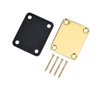 Piastra per il collo della chitarra elettrica con viti di montaggio, stile vintage, protezione con giunto a vite, protezione vintage con bordo a vite, facile installazione