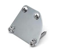 Piastra Per Manico Per Chitarra Elettrica Piastra Per Giunzione Del Collo Asimmetrica Semitonda Con Spalla Mancante Curva accessori per chitarra(Silver)