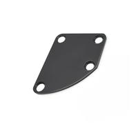 Piastra Per Manico Per Chitarra Elettrica Piastra Per Giunzione Del Collo Asimmetrica Semitonda Con Spalla Mancante Curva Facile Da Installare(Black)