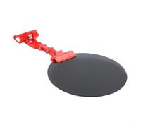 Piastra per maschera di saldatura nera e rossa per protezione del casco | Materiale PP ignifugo, resistente al calore, robusto misto PA, dimensioni 32 x 16 cm, lunga durata
