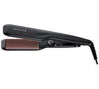 PIASTRA PER ONDE REMINGTON S 3580, Crea onde a zig-zag definite e volume, Potenza massima 54 W, in Ceramica, Temperatura max 220 °C, si riscalda in 30 s, Nero, Rosa
