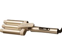 PIASTRA PER ONDE SAINT ALGUE Demeliss Waves, Tecnologia a ioni, Potenza massima 300 W, in Ceramica, Temperatura max 210 °C, 10 temperature, si riscalda in 60 s, Tecnologia a ioni, Beige, Oro