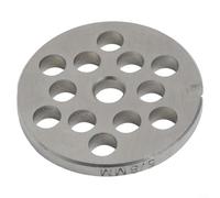 Piastra per orifizio in acciaio inox n. 5 per tritacarne Bosch e Bauknecht con layout foro standard (8 mm)