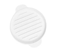 Piastra per pancetta con coperchio a spruzzo: padella per pancetta in | silicone ad alta temperatura per risultati croccanti, design scanalato che dissipa il grasso, pulita e veloce preparazione de
