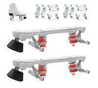 Piastra per pattini a rotelle,Base per pattini a rotelle | Piastra a ruote con due file di base per skateboard - Piastra in alluminio per pattinaggio a rotelle per Capodanno, San