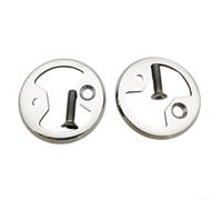 Piastra per pedale della bici compatibile con Wahoo e SpeedPlay, accessori in lega per ciclismo efficiente (argento)