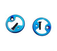 Piastra per pedale per bicicletta compatibile con Wahoo e SpeedPlay, accessorio in lega per una migliore esperienza di guida (blu)