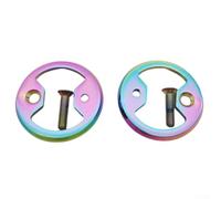 Piastra per pedale per bicicletta compatibile con Wahoo e SpeedPlay, accessorio in lega per una migliore esperienza di guida (colore nero)