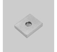 Piastra per perno inferiore per cancelli diametro 24 mm conf. da 6 pz